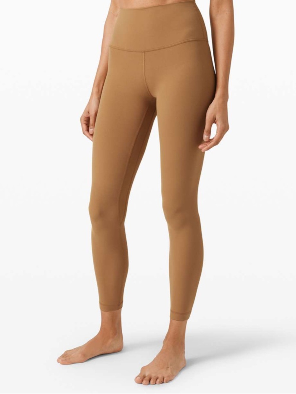 LULULEMON ALIGN PANT SZ 6 SADDLE BROWN 25” INSEAM